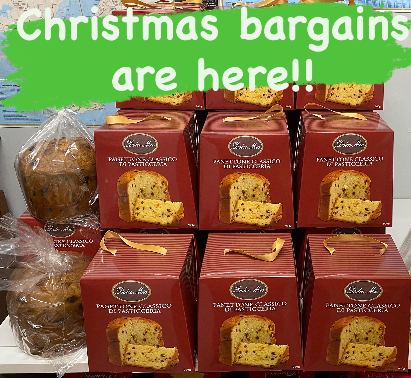 Our factory direct store is stocked and waiting for you!#panettone #pandoro #nougat #gingerbread....