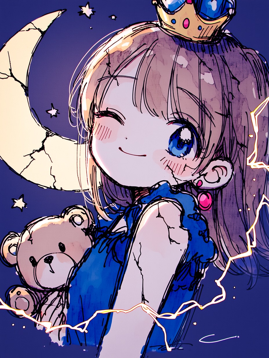 Velvet Doodle —sref 2829186517 —niji 7 Dreamy sket…
