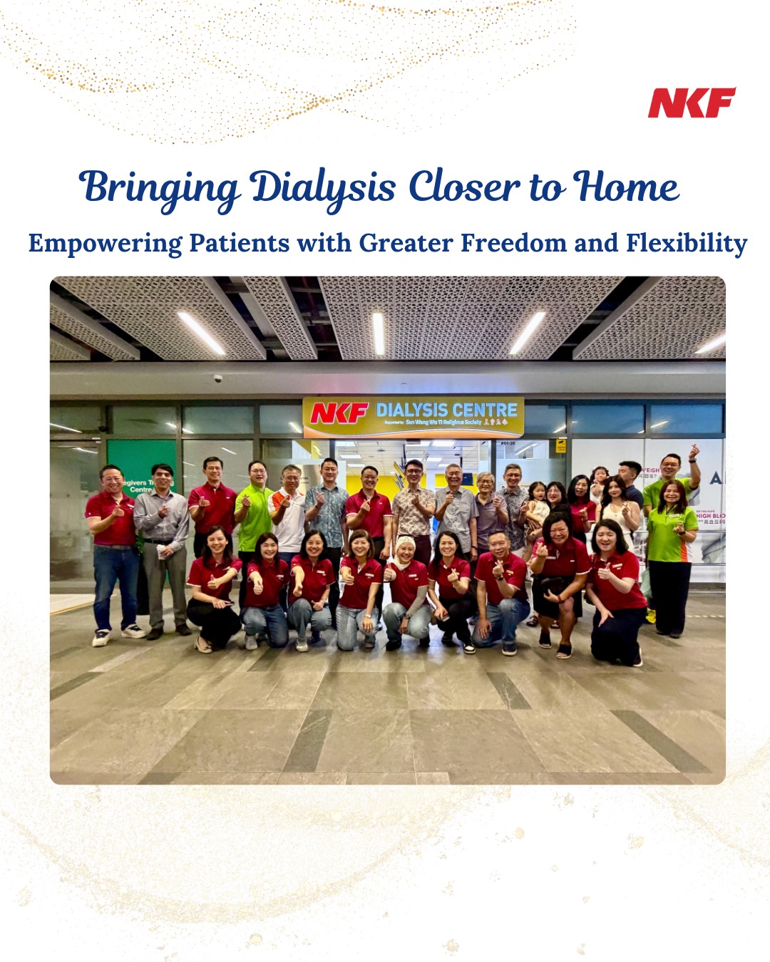 The official opening of NKF Sengkang Dialysis Cent…